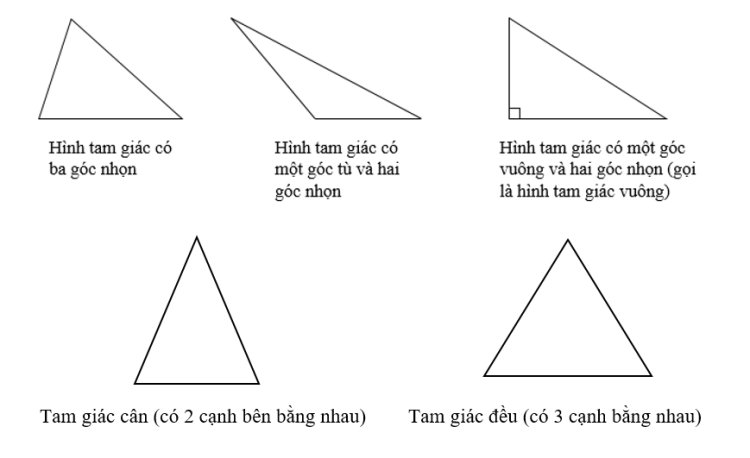 Hình tam giác và các loại hình tam giác