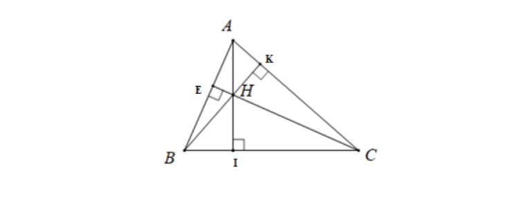 H là trực tâm của tam giác ABC