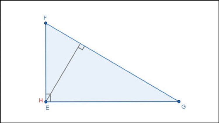 Trực tâm của tam giác vuông