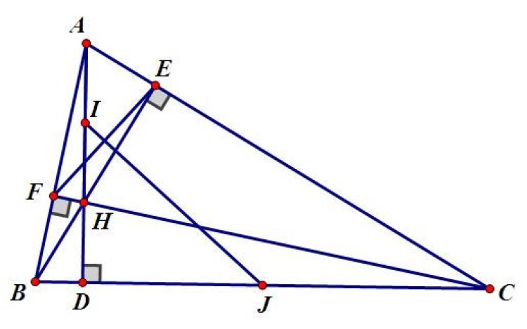 bài tập 3 về trực tâm trong tam giác